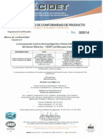 Cert - 00814 - Alambres y Cables de Cu Desnudo 00814 PDF