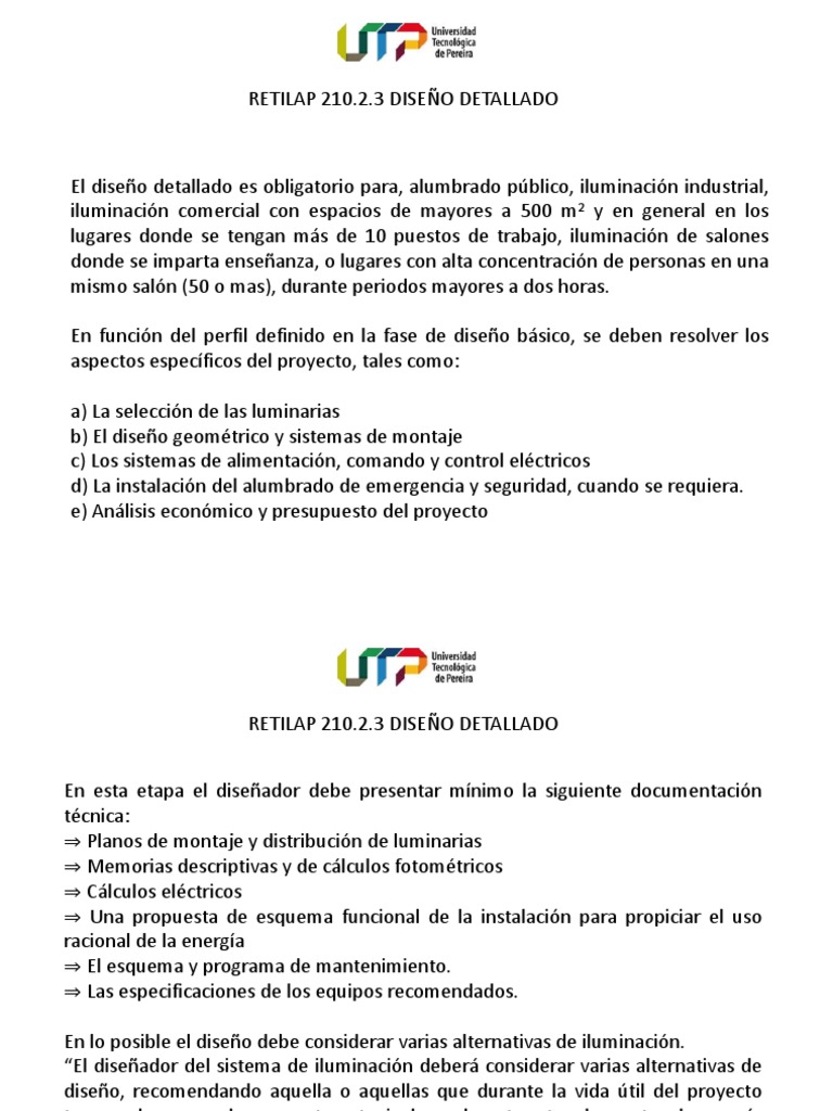 Unidad-12-RETILAP-Calculos Iluminacion PDF | PDF