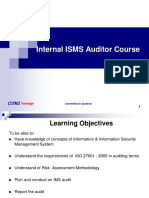 ISMS Internal Auditor Course