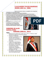 PRESIDENTES DEL PERU