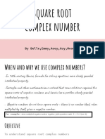 Square Root Complex Number