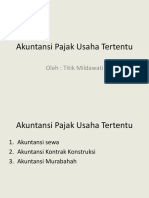 MATERI AKUNTANSI PERPAJAKAN - Akuntansi Usaha Tertentu