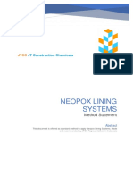 Neopox Lining Method Statement PDF
