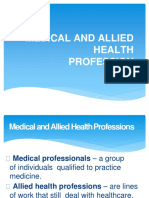 Medicalandalliedhealthprofession