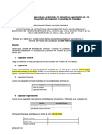 Formularios Nos. 3A y 3B Oferentes Extranjeros Sin Domicilio