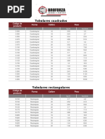 Catálogo de Perfiles Prolamsa 2023 | PDF | Notación | Cantidades fisicas