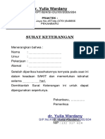 Surat Keterangan Sakit