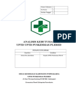 2.1.1.1 ANALISIS KEBUTUHAN PENDIRIAN PKM Fix