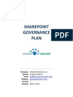SharePoint Governance Plan (Maven) PDF