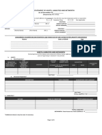 Sworn Statement of Assets