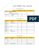 Itinerary For SMK BELITONG - Draft