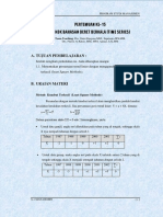 PERTEMUAN - 15 TIME SERIES Kuadrat Terkecil