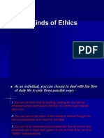 Kinds of Ethics