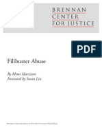 Brennan Center For Justice: Filibuster Abuse