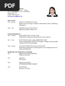 Mae Larra Sumicad Resume