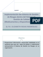 Implementación del Sistema de Gestión de Riesgos en SGC