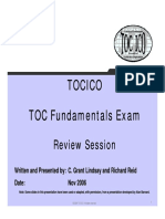 TOCICO TOC Fundamentals Exam - 66