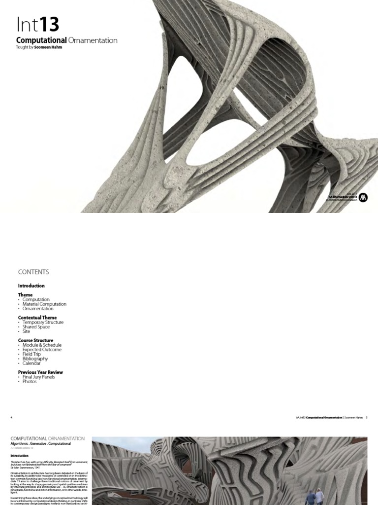 Computational Ornamentation in Architecture | PDF | Computers ...