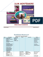 Kurikulum Montessori untuk Anak Usia 2,5-5 Tahun