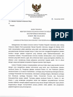 Surat Edaran Menteri PANRB Nomor 384 Tentang Langkah Strategis Dan Konkret Penyederhanaan Birokrasi Untuk Menteri Kabinet Indonesia Maju PDF