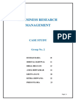 A BUSINESS RESEARCH MANAGEMENT CASE STUDY 2