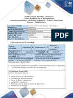 Guia de actividades y rubrica de evaluación - Etapa 2 – Algoritmos Simples y condicionales