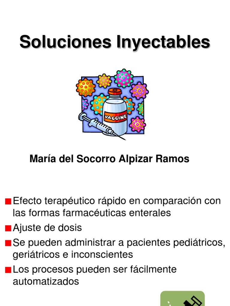 Soluciones Inyectables Fabricacion | PDF
