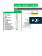 Plantilla Gráfico de Gantt NEXEL