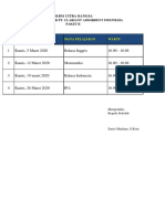 Jadwal Paket B PDF