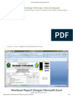 Membuat Raport Dengan Microsoft Excel - PDF