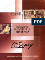 O Gorman, Edmundo. - Ensayos Sobre Filosofia De La Historia [2007].pdf