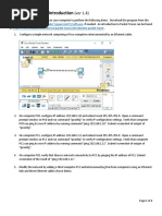 Cisco Packet Tracer Introduction