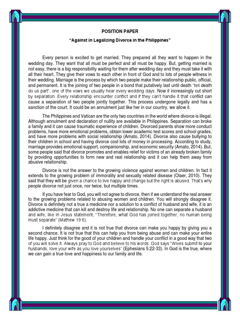 Position Paper | PDF