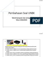 Pembahasan UNBK TKJ Tahun 2019