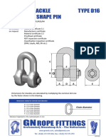 GN Type D16 Shackle