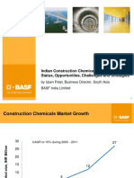 Indian Construction Chemicals Industry-BASF PDF