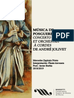 Zapirain Prieto, Mercedes - Música de Posguerra. Concierto para Flauta y Orquesta de André Jolivet