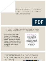 Ten Rules in Finding True Love