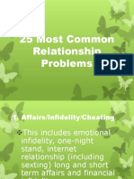 25 Most Common Relationship Problem