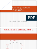 l2 MATERIALS REQUIREMENT PLANNING - I