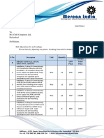 CCTV System Quotation for IOCL Kadapa Refinery