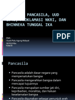 88 - I Gusti Putu Agung Hidayat - 1910312094 - Hubungan Pancasila, UUD 1945, Proklamasi, Dan Bhinneka Tunggal Ika