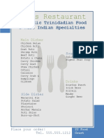 Microsoft Word Restaurant Flyer Template
