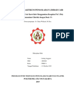 LAPORAN PRAKTIKUM PENGOLAHAN LIMBAH Jar Test