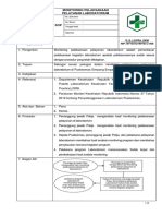 8.1.4.5 Sop Monitoring Pelaksanaan Prosedur Penyampaian Hasil Lab Yg Kritis