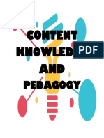 Content Knowledge and Pedagogy