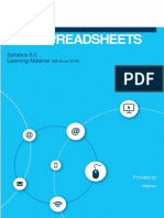 ICDL Spreadsheets 2016 6.0 - Sample PDF