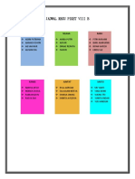 Jadwal Regu Piket Viii B