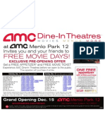 AMCMENLOPARK Saturday&SundayScreenings