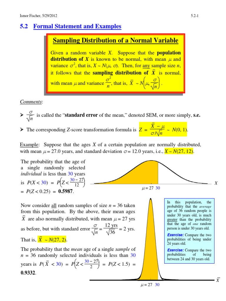 5.2 - Formal Statement and Examples PDF | PDF